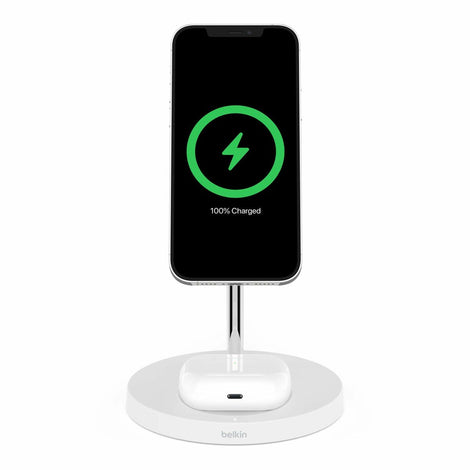 Wireless Charger with Mobile Holder Belkin WIZ010vfWH