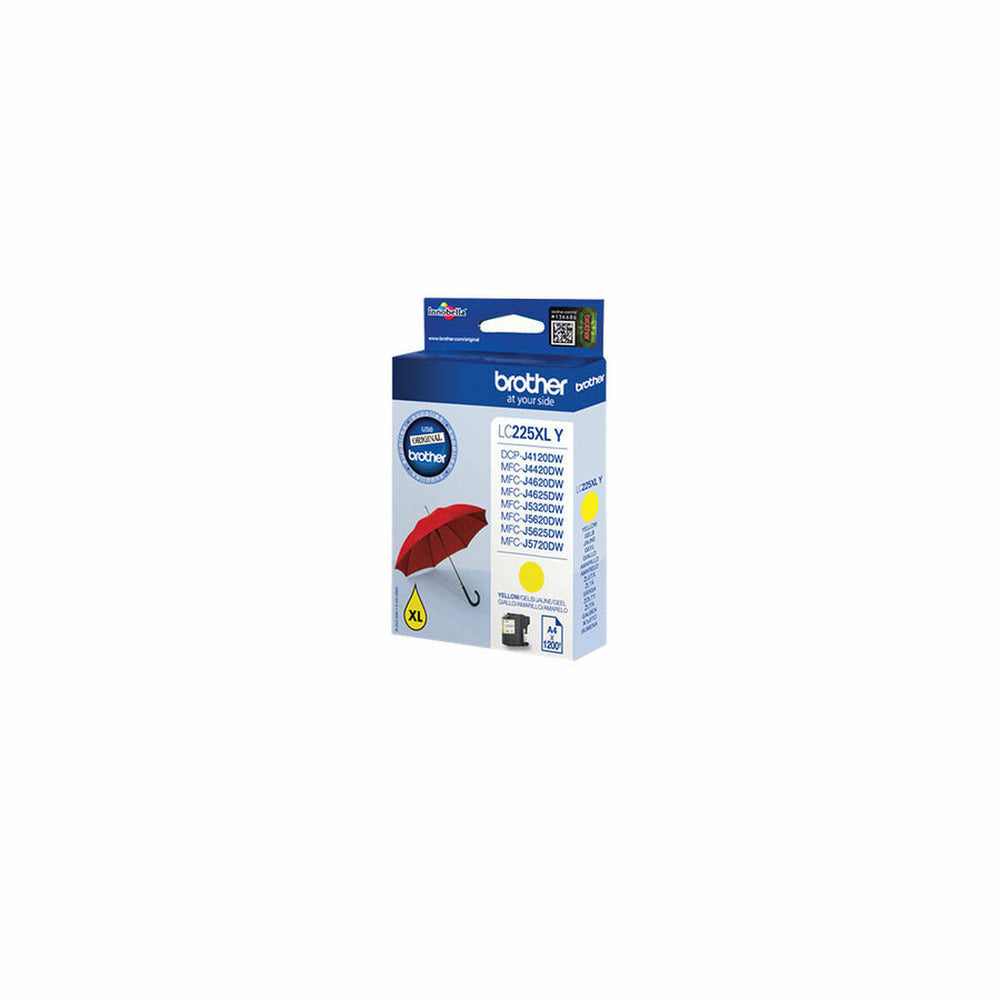 Original Ink Cartridge Brother LC-225XLYBP Yellow (Refurbished A+)