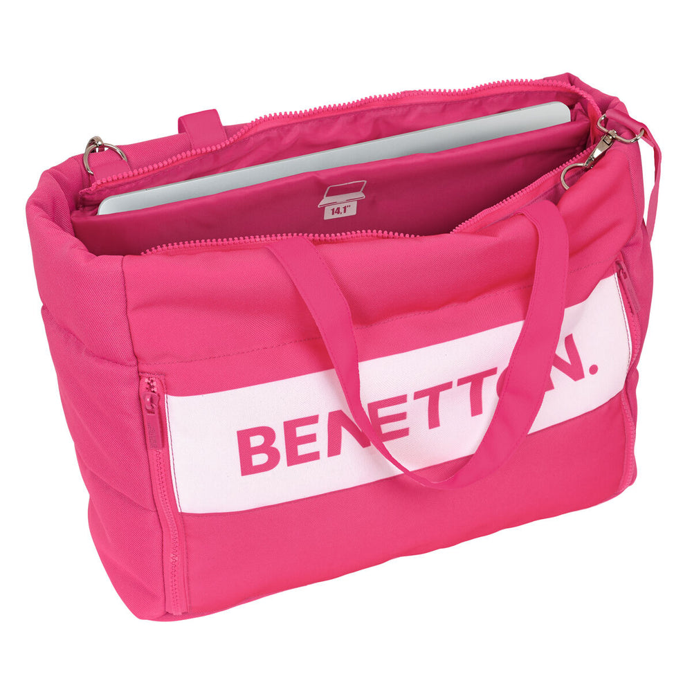 Laptop Case Benetton Raspberry Fuchsia (54 x 31 x 17 cm)