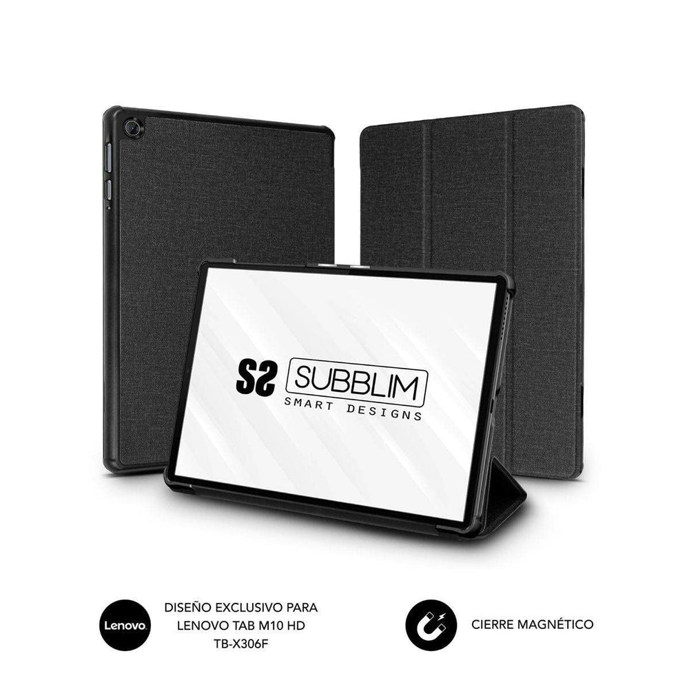 Tablet cover Subblim M10 HD TB-X306F Black 10,1