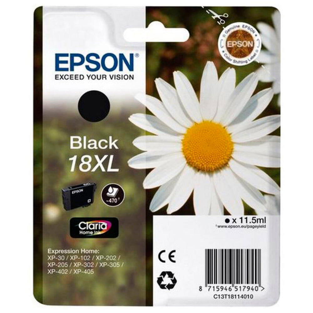 Original Ink Epson 18XL Black