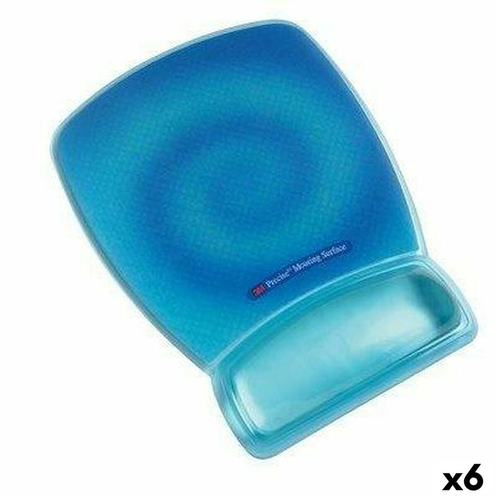 Mat with Wrist Rest 3M Confort Blue Polyurethane