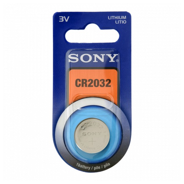 Lithium Button Cell Battery Sony CR2032B1A 3 V 220 mAh Grey