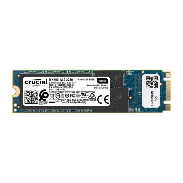 Hard Drive Crucial CT1000MX500SSD4 SSD 1 TB SATA III