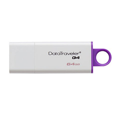 Pendrive Kingston DTIG4 64 GB USB 3.0 White Purple