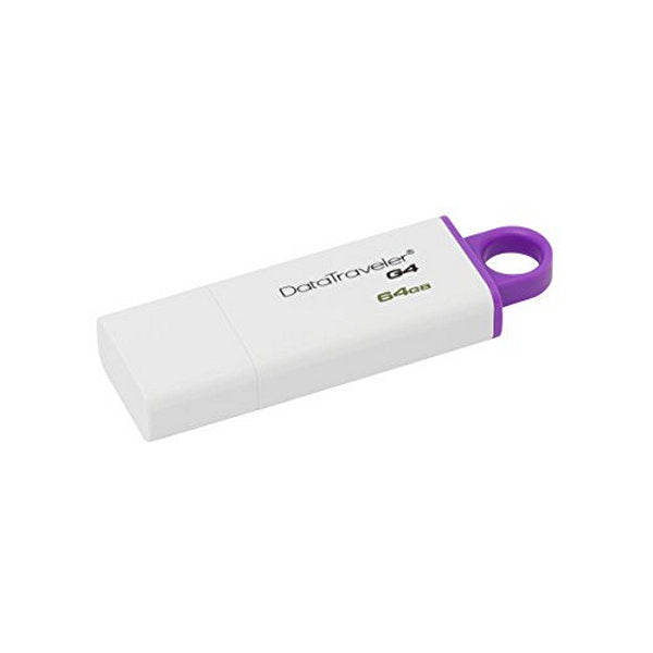 Pendrive Kingston DTIG4 64 GB USB 3.0 White Purple