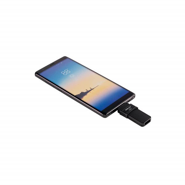 Pendrive PNY Duo-Link 64 GB USB 3.1/USB-C Black