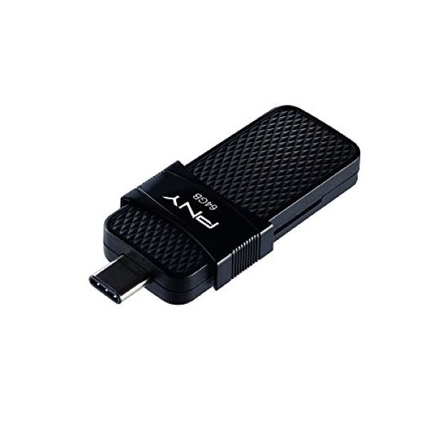 Pendrive PNY Duo-Link 64 GB USB 3.1/USB-C Black