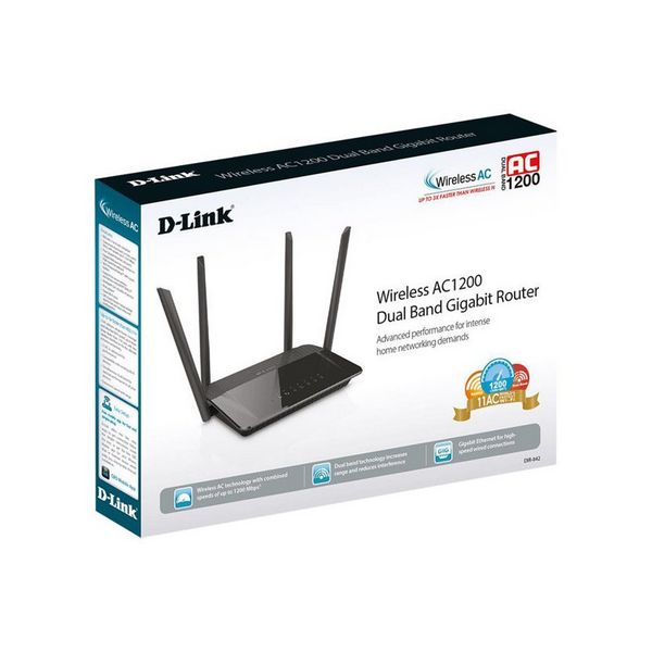 Wireless Modem D-Link DIR-842 WPS WAN 5 GHz Black