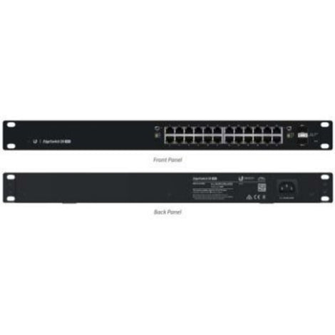 Cabinet Switch UBIQUITI ES24-500W 24P GIGABIT