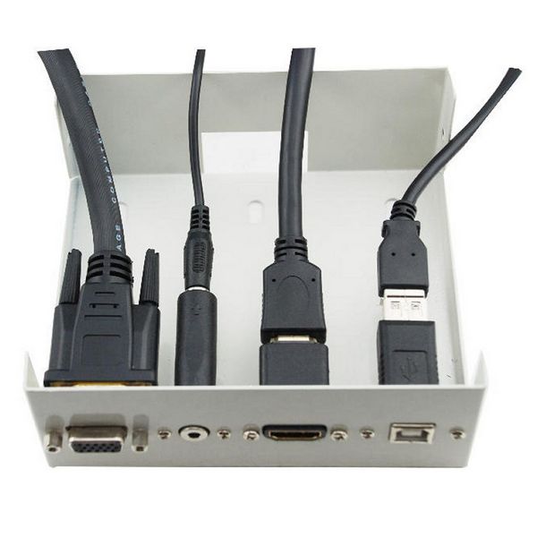 Connection Box for an Interactive Whiteboard Traulux TCCB5M HDMI VGA 3,5 mm USB Metal