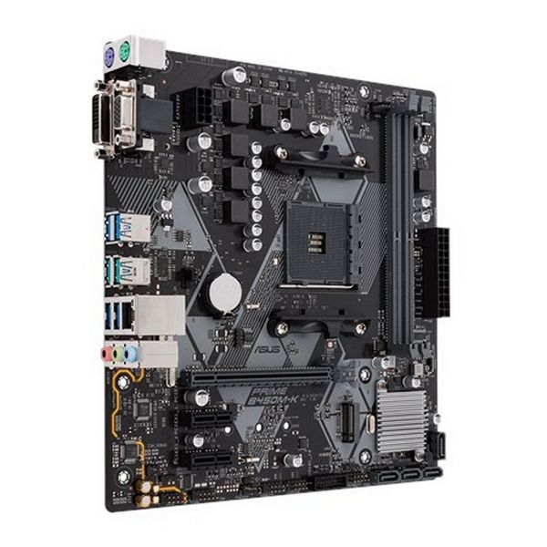 Gaming Motherboard Asus PRIME B450M-K mATX DDR4 AM4