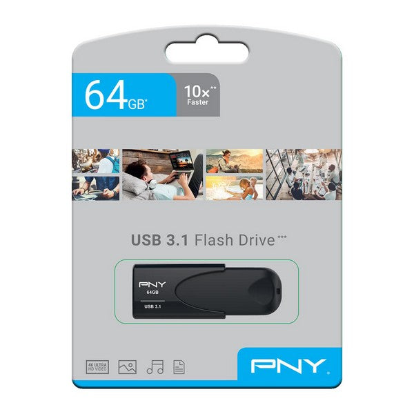 USB stick PNY Attache 4 USB 3.1 Black