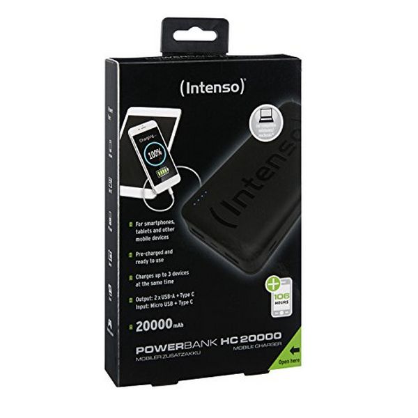 Power Bank INTENSO AATBPT0135 20000 mAh Black