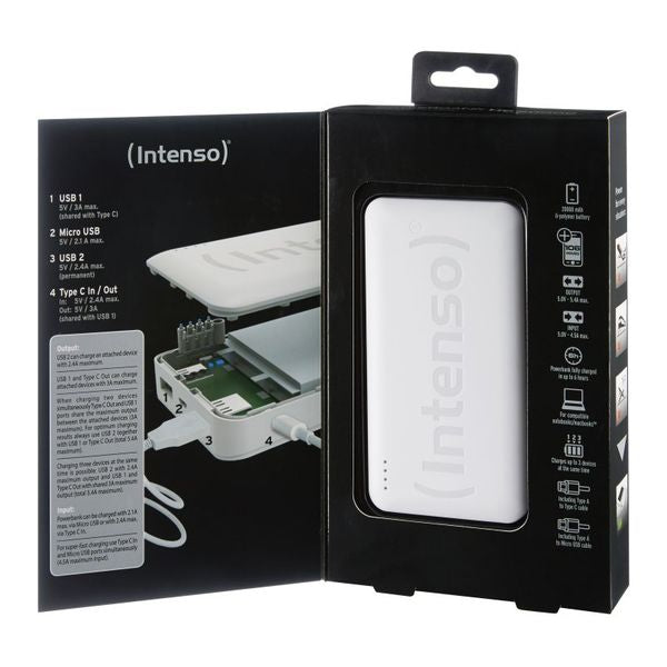 Power Bank INTENSO 7332552 20000 mAh White