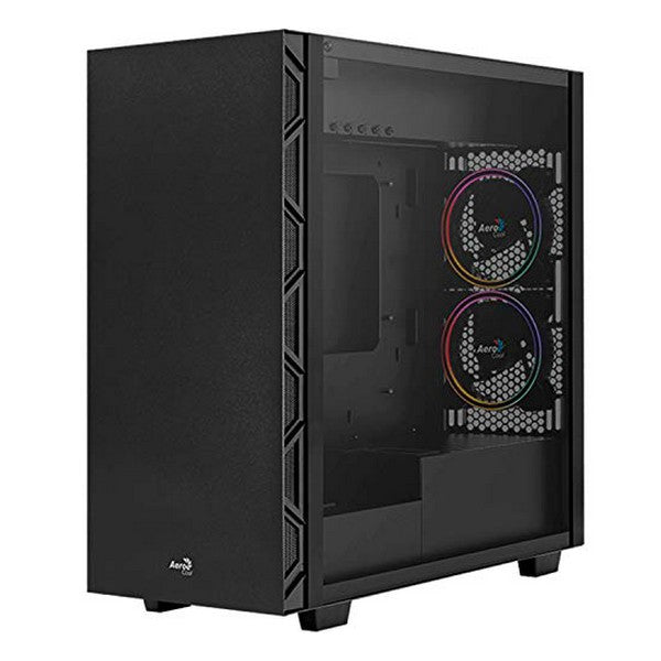 Micro ATX / Mini ITX / ATX Midtower Case Aerocool Flo Saturn RGB USB 3.2 Black