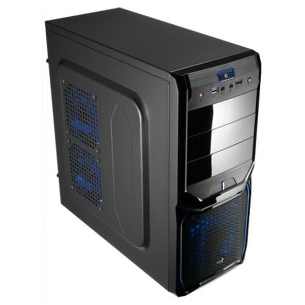 ATX Semi-tower Box Aerocool ICACSM0180 V3XADBB USB 3.0 Blue Edition Midi-Tower Black