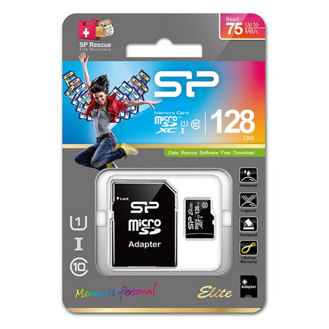 SDXC Memory Card Silicon Power UHS-I GB Class 10 128 GB