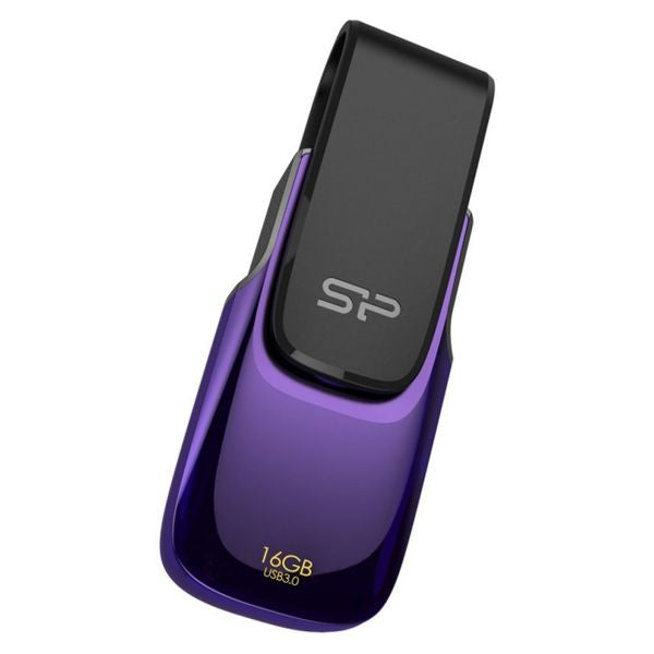 USB stick Silicon Power B31 16 GB Black Purple