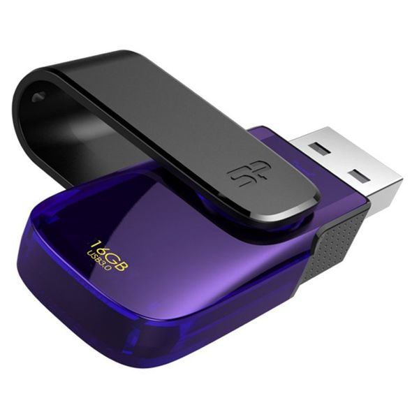 USB stick Silicon Power B31 16 GB Black Purple