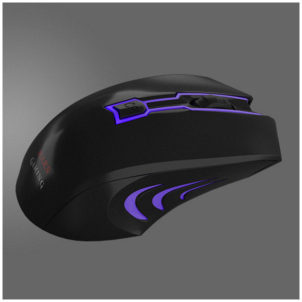 LED Gaming Mouse Mars Gaming Mars MAM0 2800 dpi Black Red