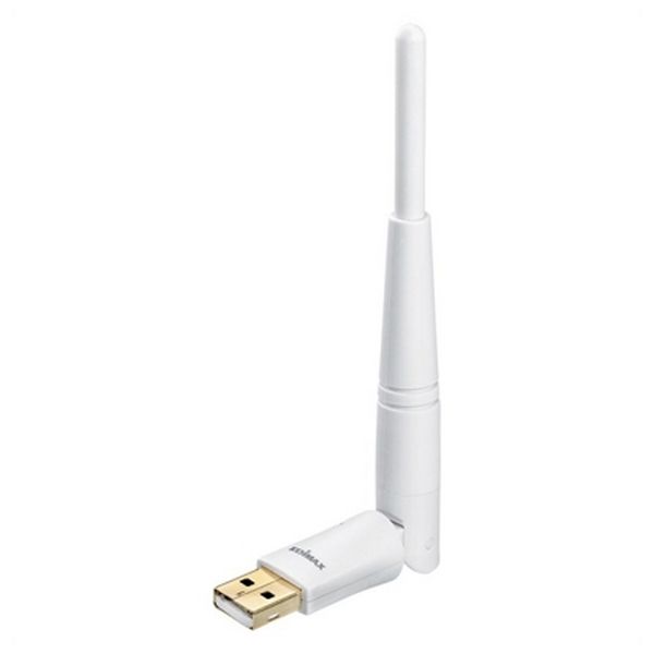 Wi-Fi USB Adapter Edimax Pro NADAIN0206 EW-7711UAN V2 Bluetooth Windows 7/ 8/ 8.1/ 10 Linux Mac OS White