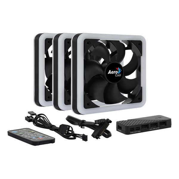 Ventilator Aerocool EDGE14PRO Ø 14 cm 800 rpm RGB