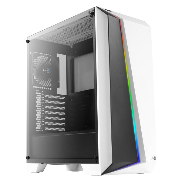 ATX Semi-tower Box Aerocool CYLONPROWG RGB USB 3.0 White