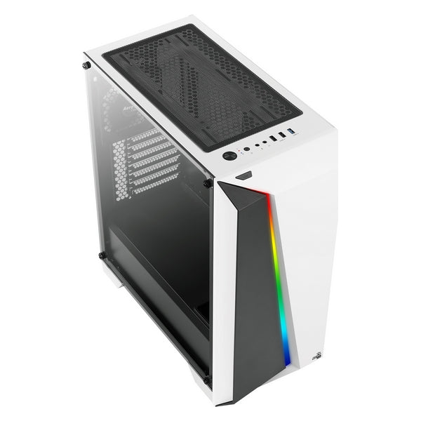 ATX Semi-tower Box Aerocool CYLONPROWG RGB USB 3.0 White