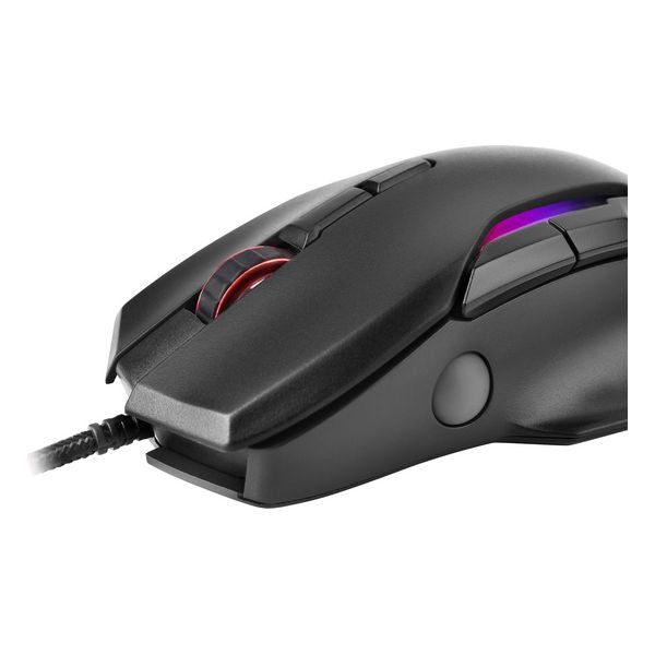 LED Gaming Mouse Mars Gaming MMX 12400 dpi 220 ips 1000 Hz LED Black