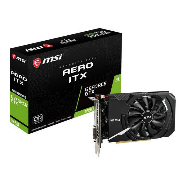 Gaming Graphics Card MSI NVIDIA GTX 1650 AERO 4 GB GDDR5