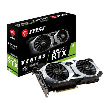 Gaming Graphics Card MSI Nvidia RTX 2080 Ti Ventus 11 GB GDDR6