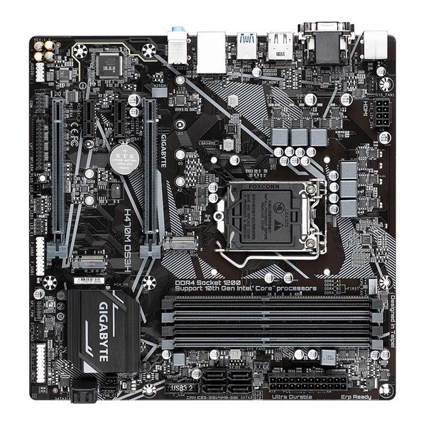 Gaming Motherboard Gigabyte H470M DS3H mATX DDR4 LGA1200