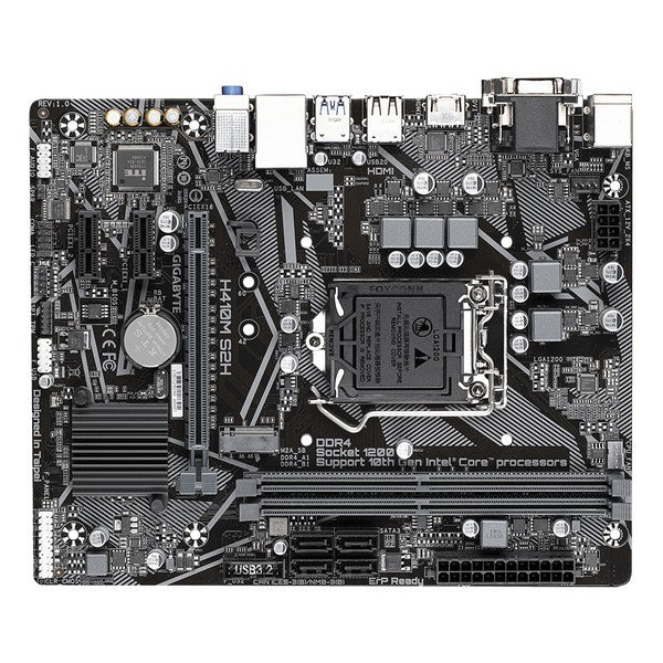 Gaming Motherboard Gigabyte H410M S2H mATX DDR4 LGA1200