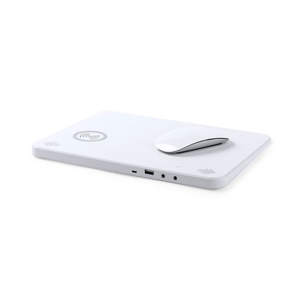 Mat with Qi Wireless Charger Bluetooth 4000 mAh 2W White 146126