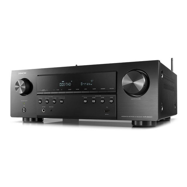 AV Receiver Denon AVR-S650H WiFi Bluetooth 4K 75W Black