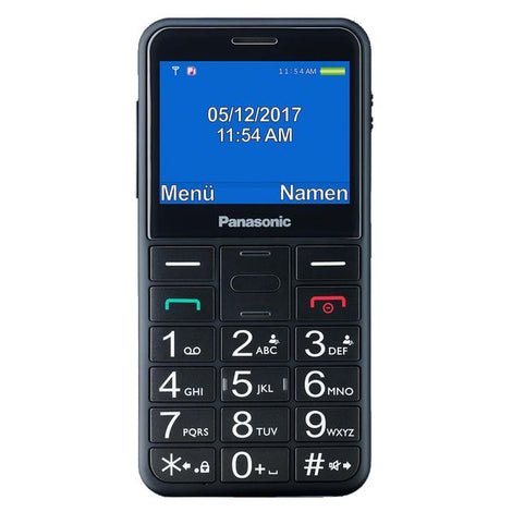 Mobile telephone for older adults Panasonic Corp. KX-TU150 TFT LCD Dual SIM Black