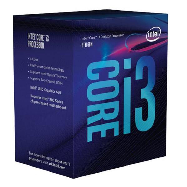 Processor Intel Core™ i3-8100 3,6 Ghz 6 MB LGA 1151 BOX