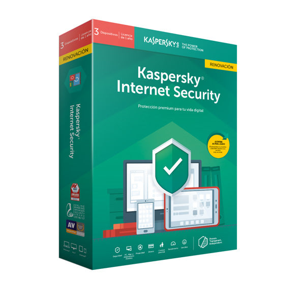 Home Antivirus Kaspersky Internet Security Multi-Device 2019 (3 devices)