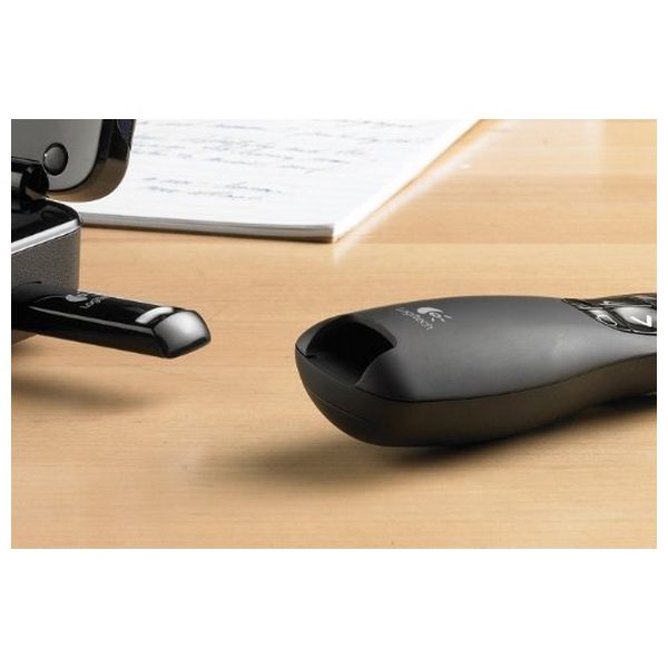 Laser Pointer with USB connection Logitech Wireless Presenter R400 10 m Black