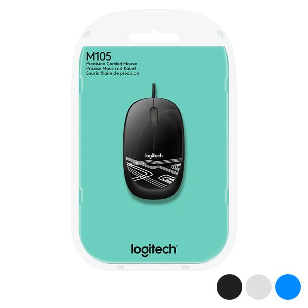 Optical mouse Logitech M105 1000 dpi USB