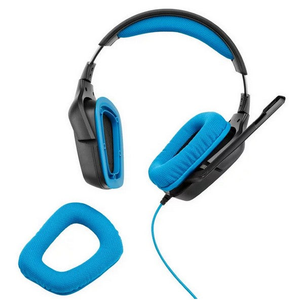 Gaming Headset with Microphone Logitech 981-000537 USB (3.5 mm) Black Blue