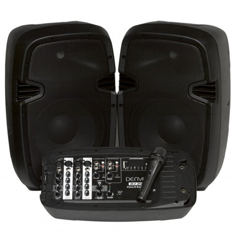 Speakers with Mixing Table Denver Electronics DJ-200 Black