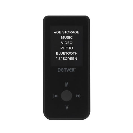 MP4 Player Denver Electronics MPG-4084 1,8" 4 GB Bluetooth Black