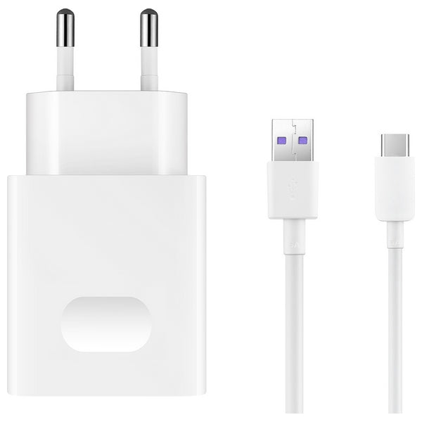 Wall Charger + USB Micro Cable Huawei USB White