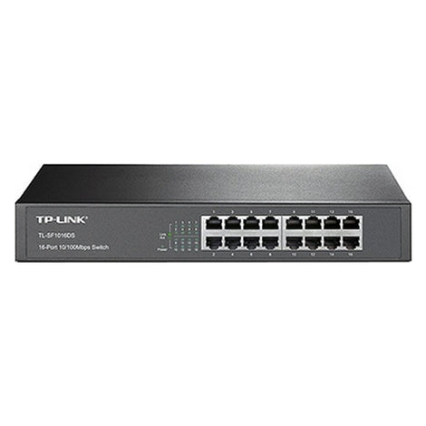 Cabinet Switch TP-Link TL-SF1016DS LAN 3.2 Gbps Black