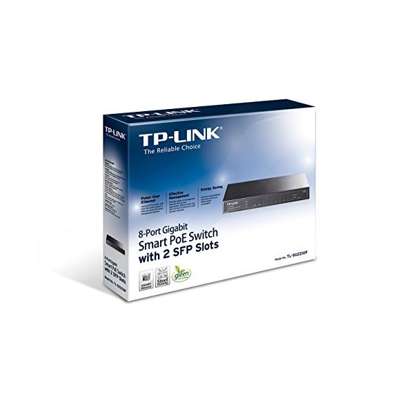 Desktop Switch TP-LINK NSWSSO0206 TL-SG2210P 8xGB 2xFSP PoE