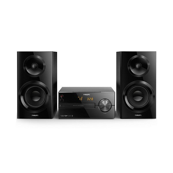 Mini Hifi Philips BTM2560/12 USB Bluetooth FM 70W Black