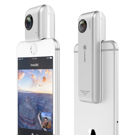 360º Camera for Smartphone Insta360 Micro SD iOS 8+ Silver