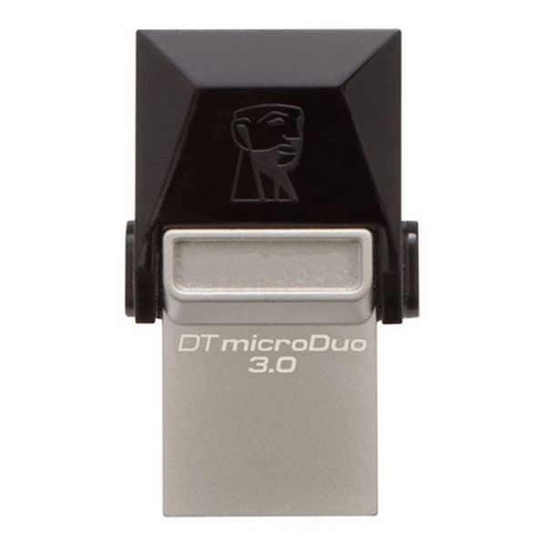 USB and Micro USB Memory Stick Kingston DTDUO3 64 GB USB 3.0 Black Grey